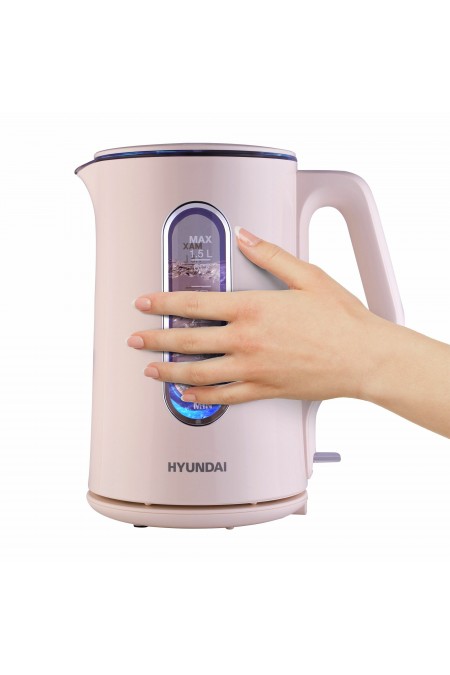 Электрочайник Hyundai HYK-G8888 (кремовый) 8