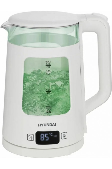 Электрочайник Hyundai HYK-G9407 (белый) 2