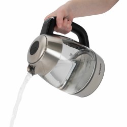 Электрочайник Hyundai HYK-G9408 (черный/серебристый)