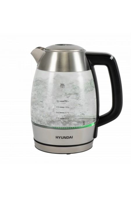 Электрочайник Hyundai HYK-G9408 (черный/серебристый) 