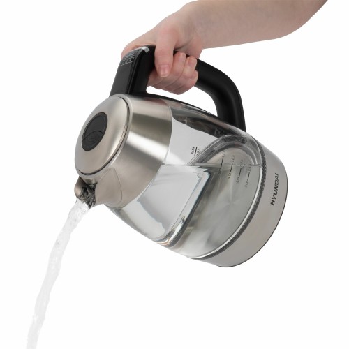 Электрочайник Hyundai HYK-G9408 (черный/серебристый) 