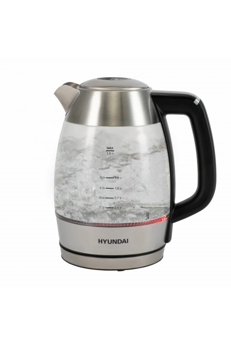 Электрочайник Hyundai HYK-G9408 (черный/серебристый) 2