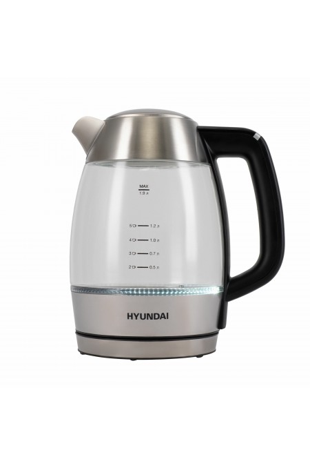 Электрочайник Hyundai HYK-G9408 (черный/серебристый) 3