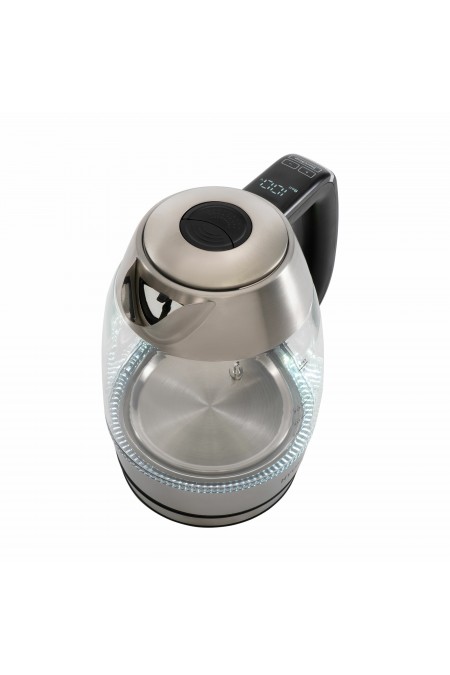 Электрочайник Hyundai HYK-G9408 (черный/серебристый) 5