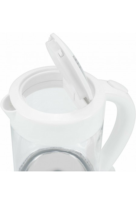 Электрочайник Hyundai HYK-G9990 (белый/серебристый) 3