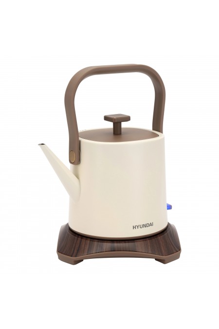 Электрочайник Hyundai HYK-S2043 (кремовый/коричневый) 5