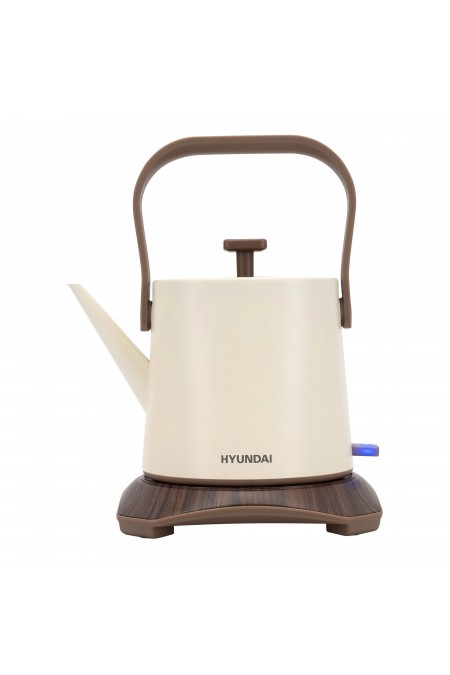 Электрочайник Hyundai HYK-S2043 (кремовый/коричневый) 6
