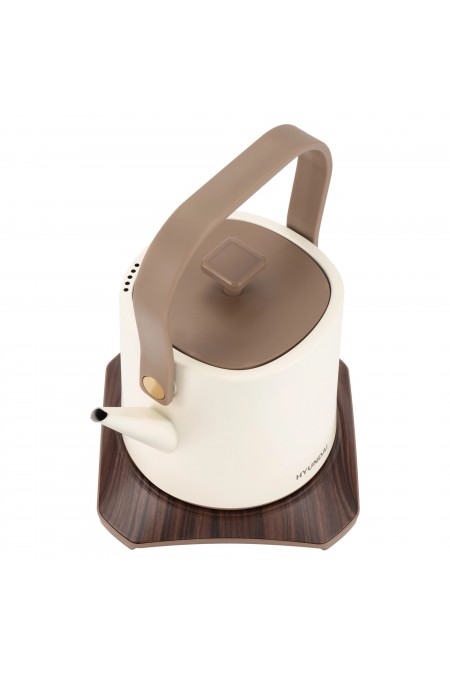 Электрочайник Hyundai HYK-S2043 (кремовый/коричневый) 7