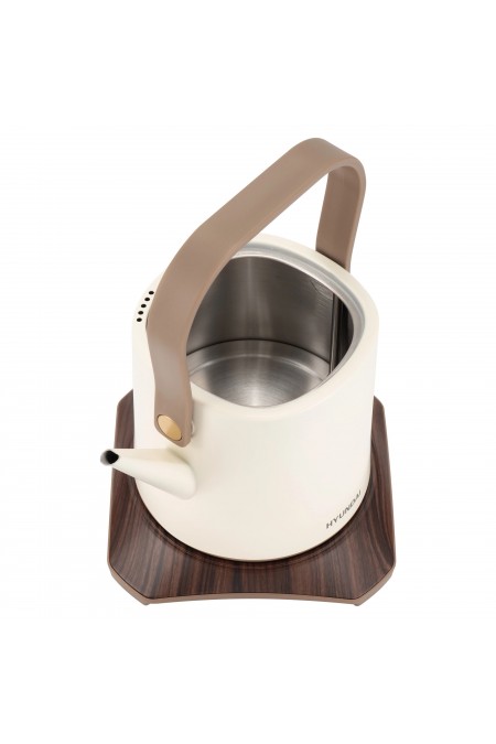 Электрочайник Hyundai HYK-S2043 (кремовый/коричневый) 8