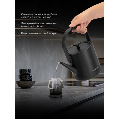 Электрочайник Hyundai HYK-S2507 (черный) 3