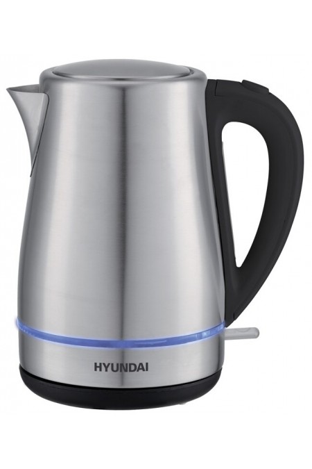 Электрочайник Hyundai HYK-S3020 (серебристый матовый/черный) 