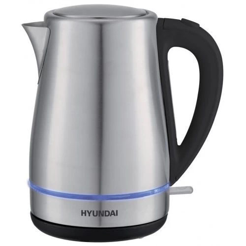 Электрочайник Hyundai HYK-S3020 (серебристый матовый/черный) 