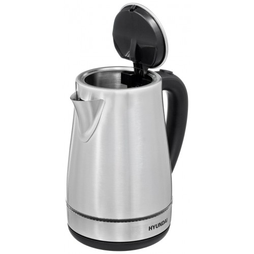 Электрочайник Hyundai HYK-S3020 (серебристый матовый/черный) 2