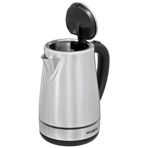 Электрочайник Hyundai HYK-S3020 (серебристый матовый/черный) 2