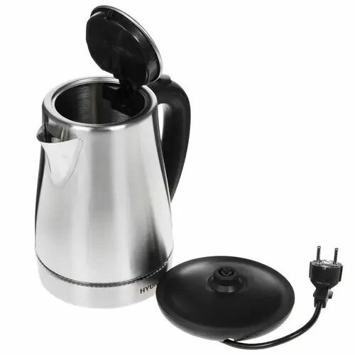 Электрочайник Hyundai HYK-S3020 (серебристый матовый/черный) 9