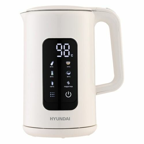 Электрочайник Hyundai HYK-S4606 (кремовый) 