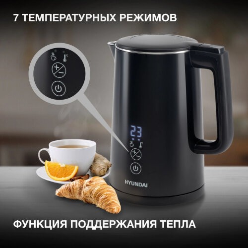 Электрочайник Hyundai HYK-S5509 (черный) 