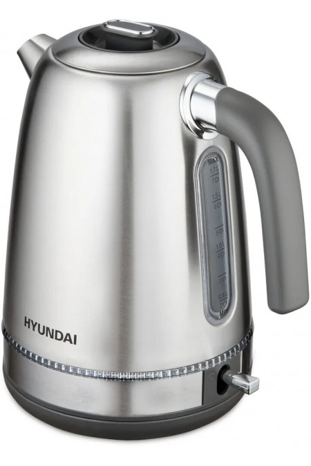 Электрочайник Hyundai HYK-S5806 (серебристый матовый/черный) 2