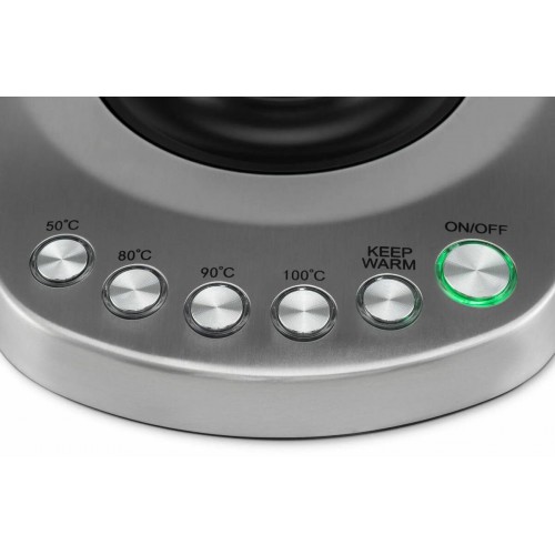 Электрочайник Hyundai HYK-S7770 (серебристый/черный) 9