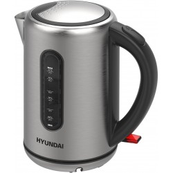 Электрочайник Hyundai HYK-S9909 (серебристый матовый/черный)