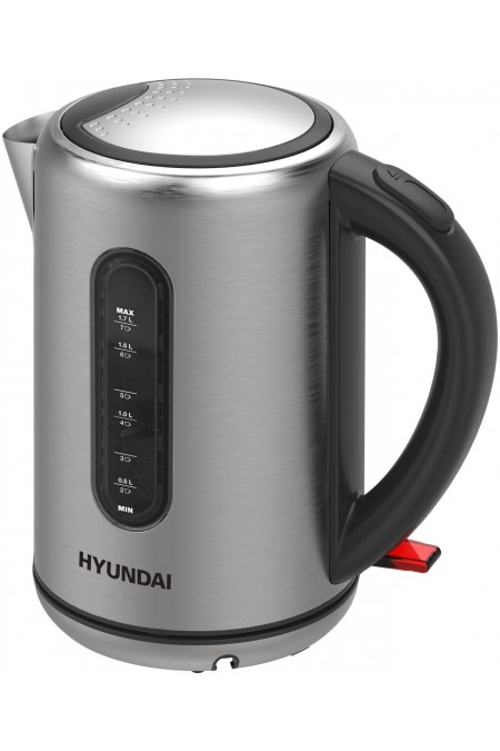 Электрочайник Hyundai HYK-S9909 (серебристый матовый/черный) 