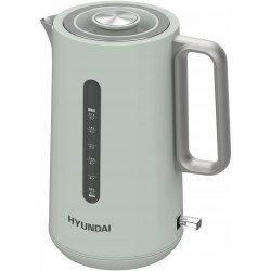 Электрочайник Hyundai HYK-S9999 (светло-зеленый/серебристый)
