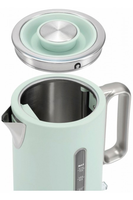 Электрочайник Hyundai HYK-S9999 (светло-зеленый/серебристый) 4