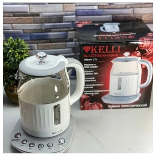 Электрочайник Kelli KL-1373 (кофейный) 1