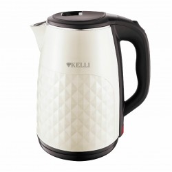 Электрочайник Kelli KL-1803 (кофейный/черный)