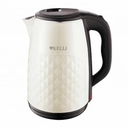 Электрочайник Kelli KL-1803 (кофейный/черный)