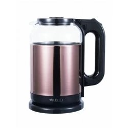 Электрочайник Kelli KL-1807 (бронзовый)