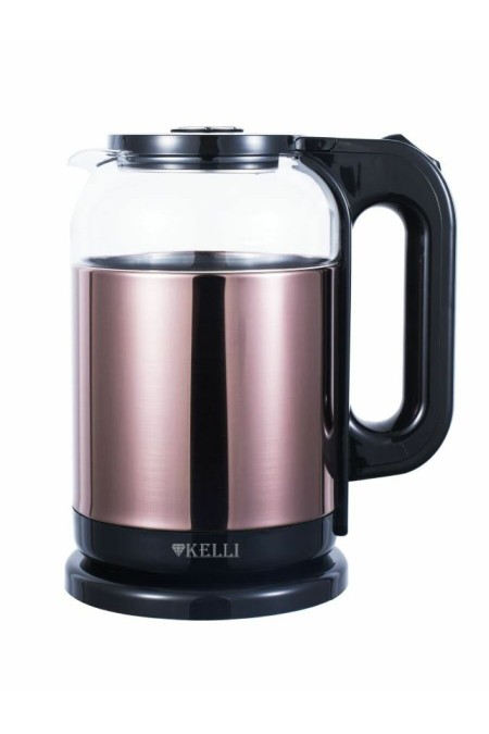 Электрочайник Kelli KL-1807 (бронзовый) 