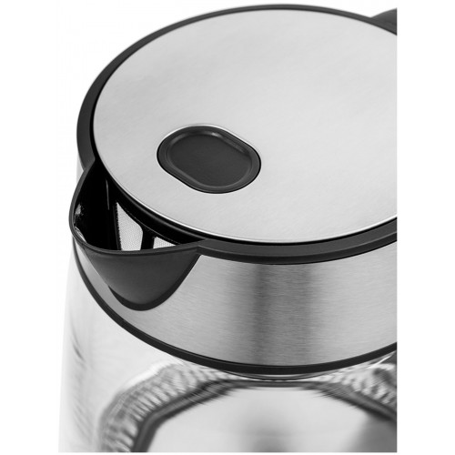 Электрочайник Kitfort КТ-6105 (серебристый/черный) 1