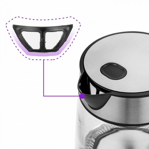 Электрочайник Kitfort КТ-6105 (серебристый/черный) 5