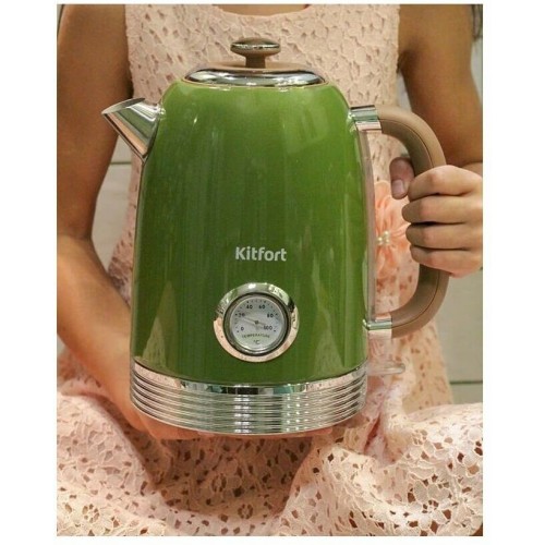 Электрочайник Kitfort KT-6110 (зеленый) 2