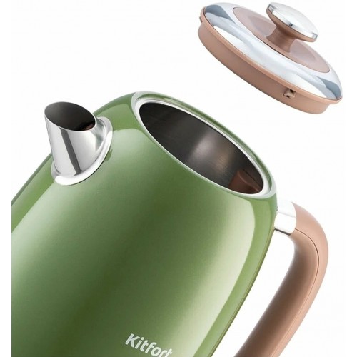 Электрочайник Kitfort KT-6110 (зеленый) 4