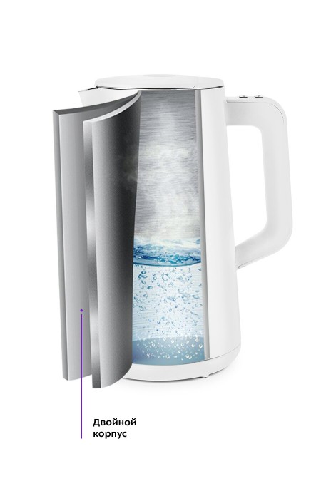Электрочайник Kitfort КТ-6115-1 (белый) 1