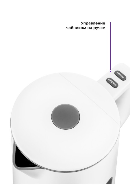 Электрочайник Kitfort КТ-6115-1 (белый) 6
