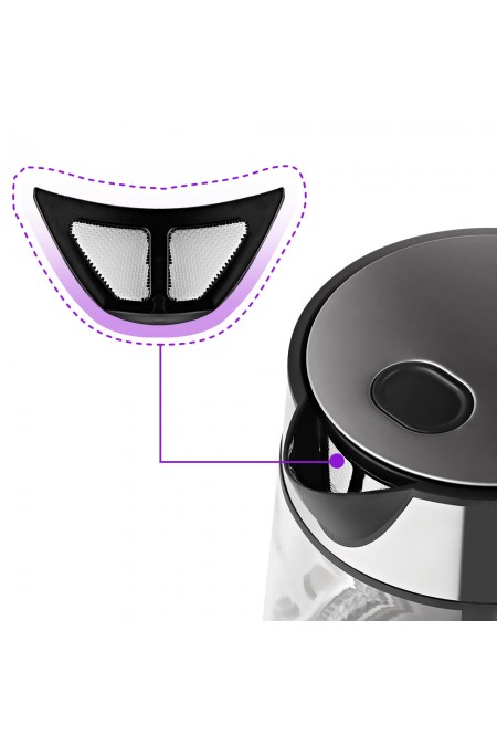 Электрочайник Kitfort KT-6118 (серебристый) 1