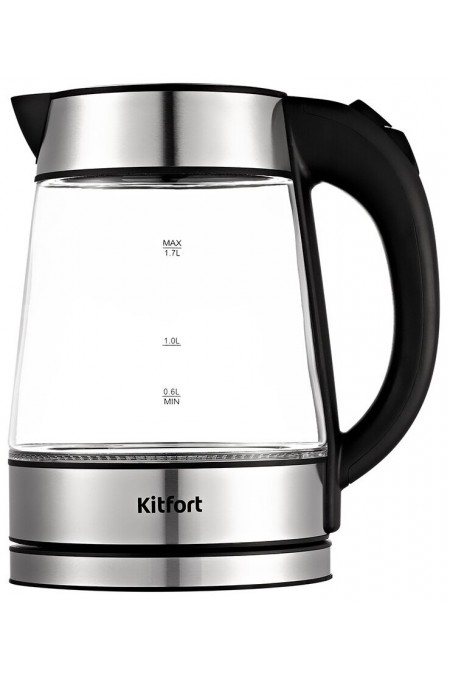 Электрочайник Kitfort KT-6118 (серебристый) 5