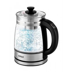 Электрочайник Kitfort KT-6119 (серебристый)