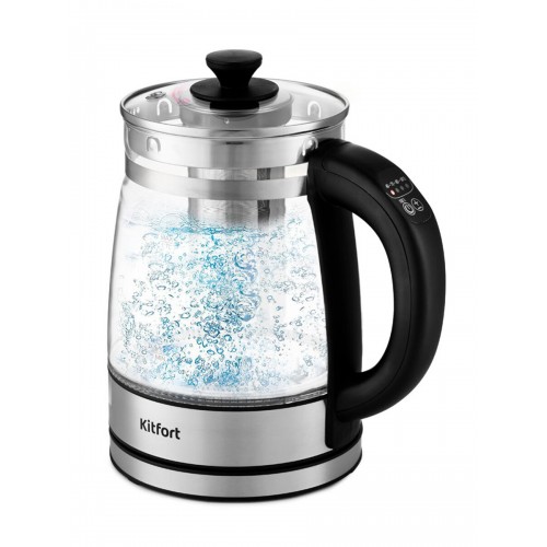 Электрочайник Kitfort KT-6119 (серебристый) 