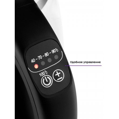 Электрочайник Kitfort KT-6119 (серебристый) 2