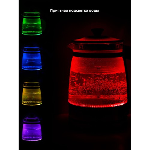 Электрочайник Kitfort KT-6119 (серебристый) 4