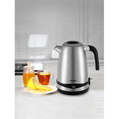 Электрочайник Kitfort KT-6121-5 (серебристый) 1
