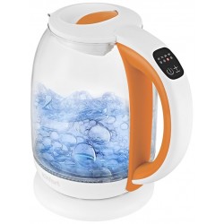 Электрочайник Kitfort КТ-6140-4 (белый/оранжевый)