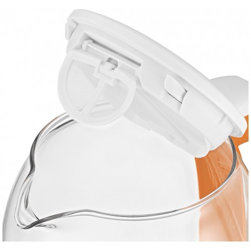 Электрочайник Kitfort КТ-6140-4 (белый/оранжевый) 1