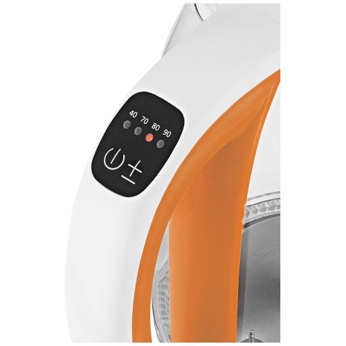Электрочайник Kitfort КТ-6140-4 (белый/оранжевый) 2