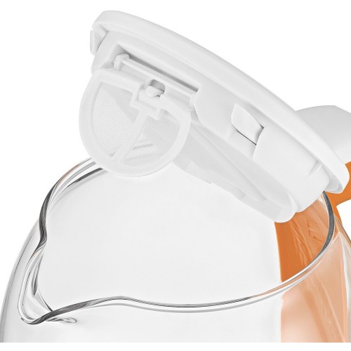 Электрочайник Kitfort КТ-6140-4 (белый/оранжевый) 8