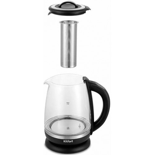 Электрочайник Kitfort КТ-6145 (черный) 3